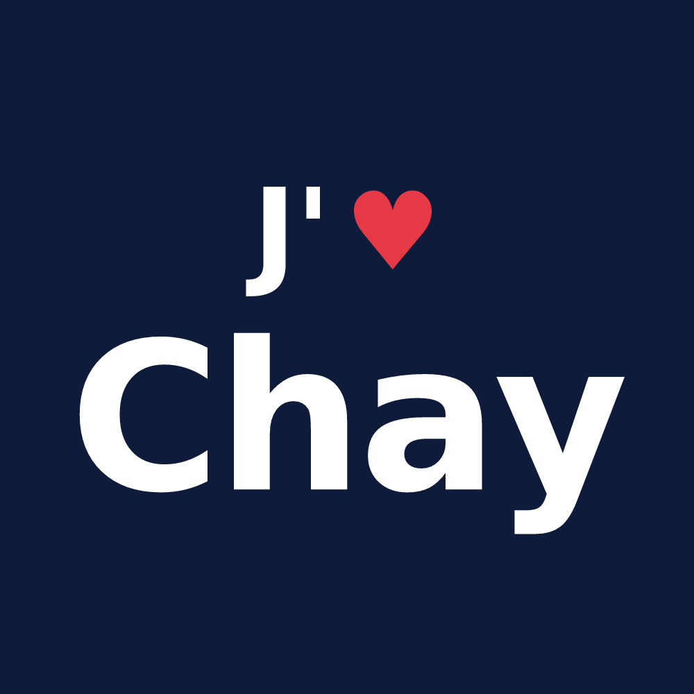 T-shirt personnalisé Chay — design J'aime Chay