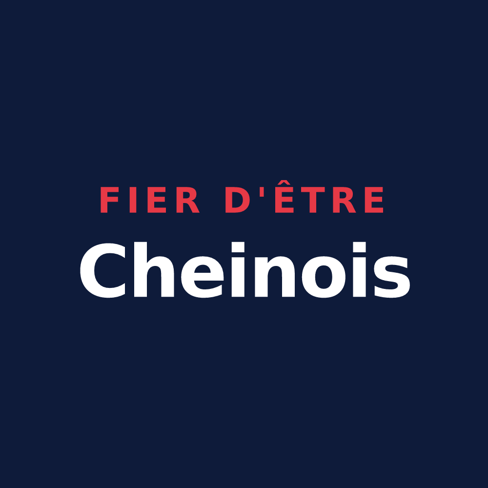 T-shirt « Fier d'être Cheinois » — design pour Chein-Dessus