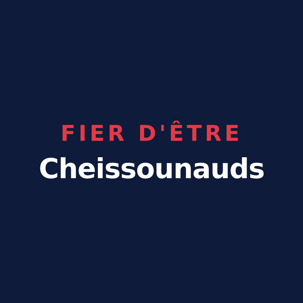 T-shirt « Fier d'être Cheissounauds » — design pour Cheissoux