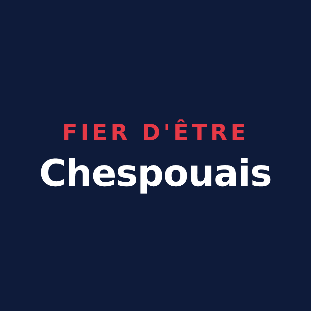 T-shirt « Fier d'être Chespouais » — design pour Chelle-Spou