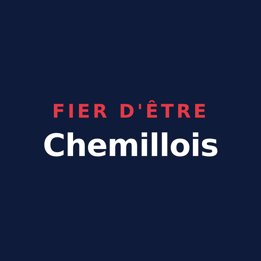 T-shirt « Fier d'être Chemillois » — design pour Chemillé-sur-Indrois