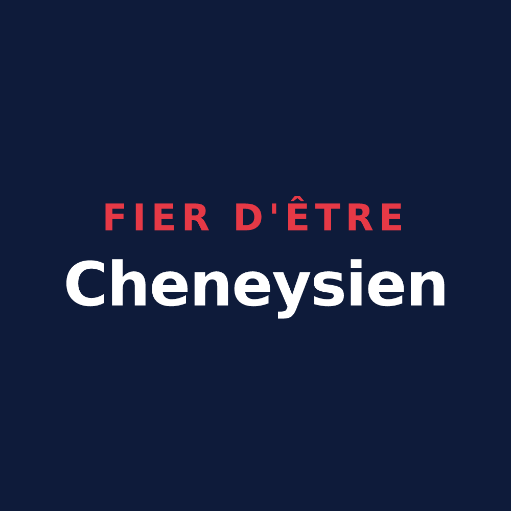 T-shirt « Fier d'être Cheneysien » — design pour Chenay
