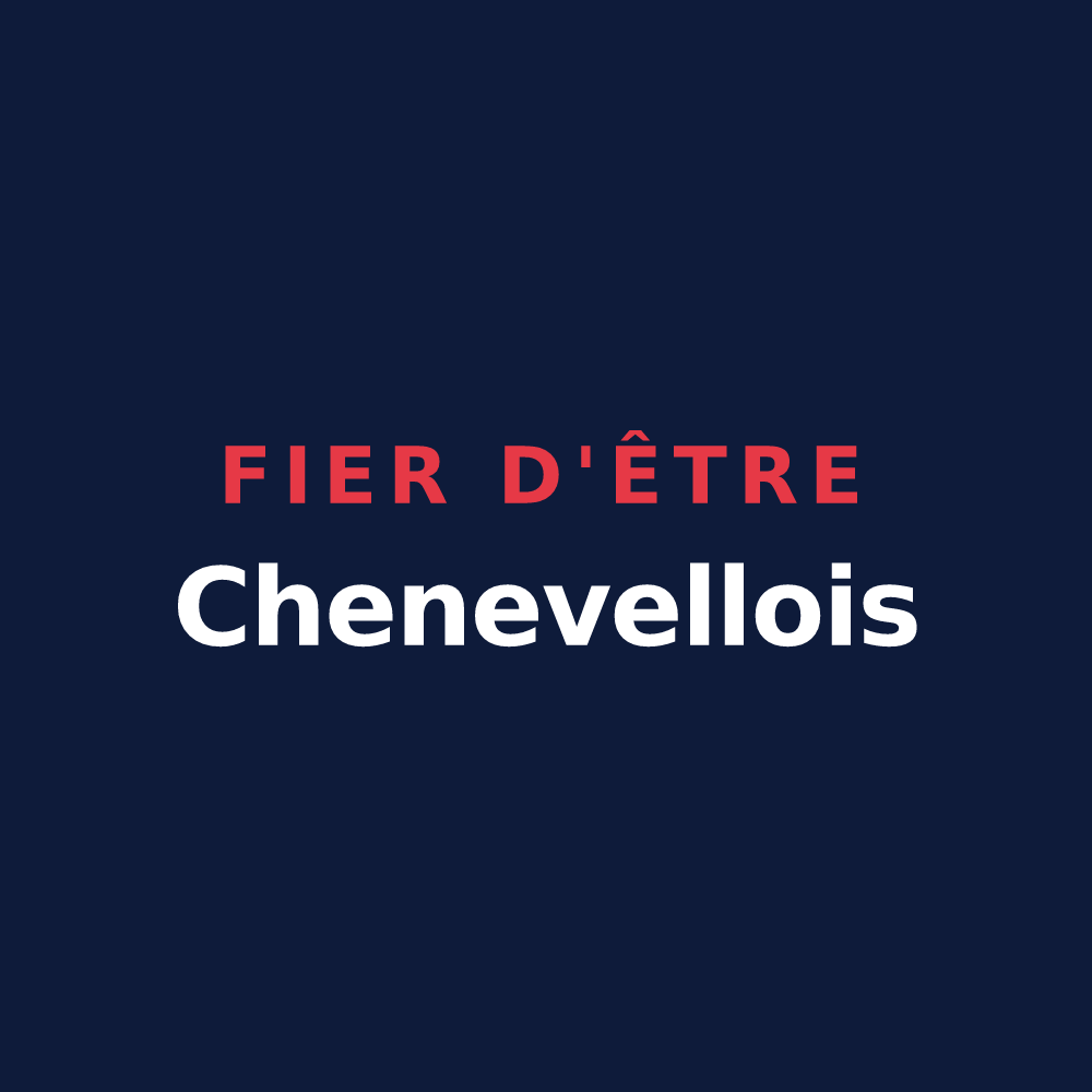 T-shirt « Fier d'être Chenevellois » — design pour Chenevelles