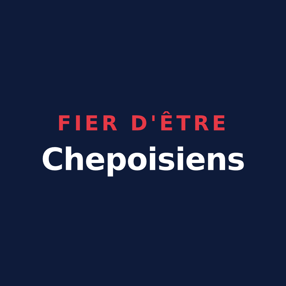 T-shirt « Fier d'être Chepoisiens » — design pour Chepoix