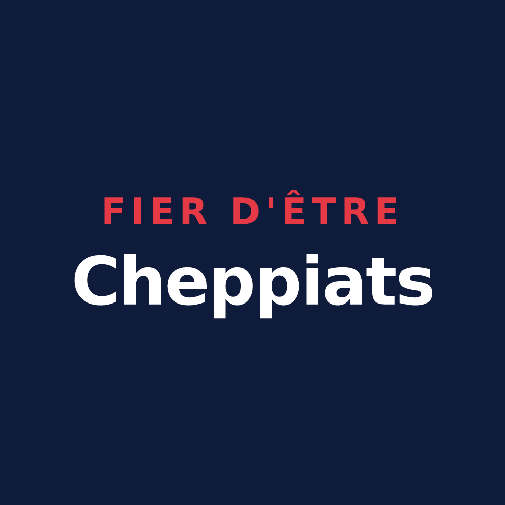 T-shirt « Fier d'être Cheppiats » — design pour Cheppes-la-Prairie