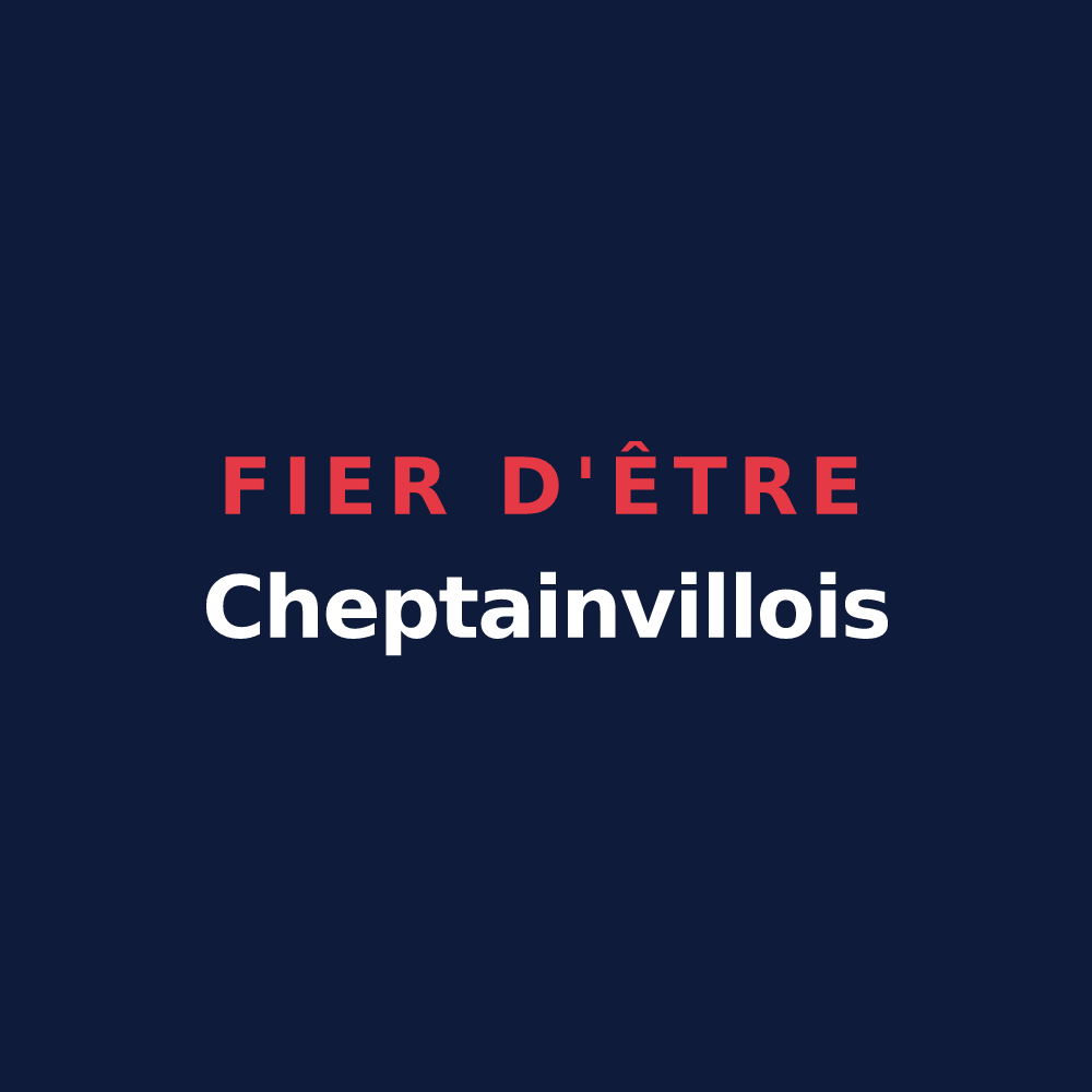 T-shirt « Fier d'être Cheptainvillois » — design pour Cheptainville