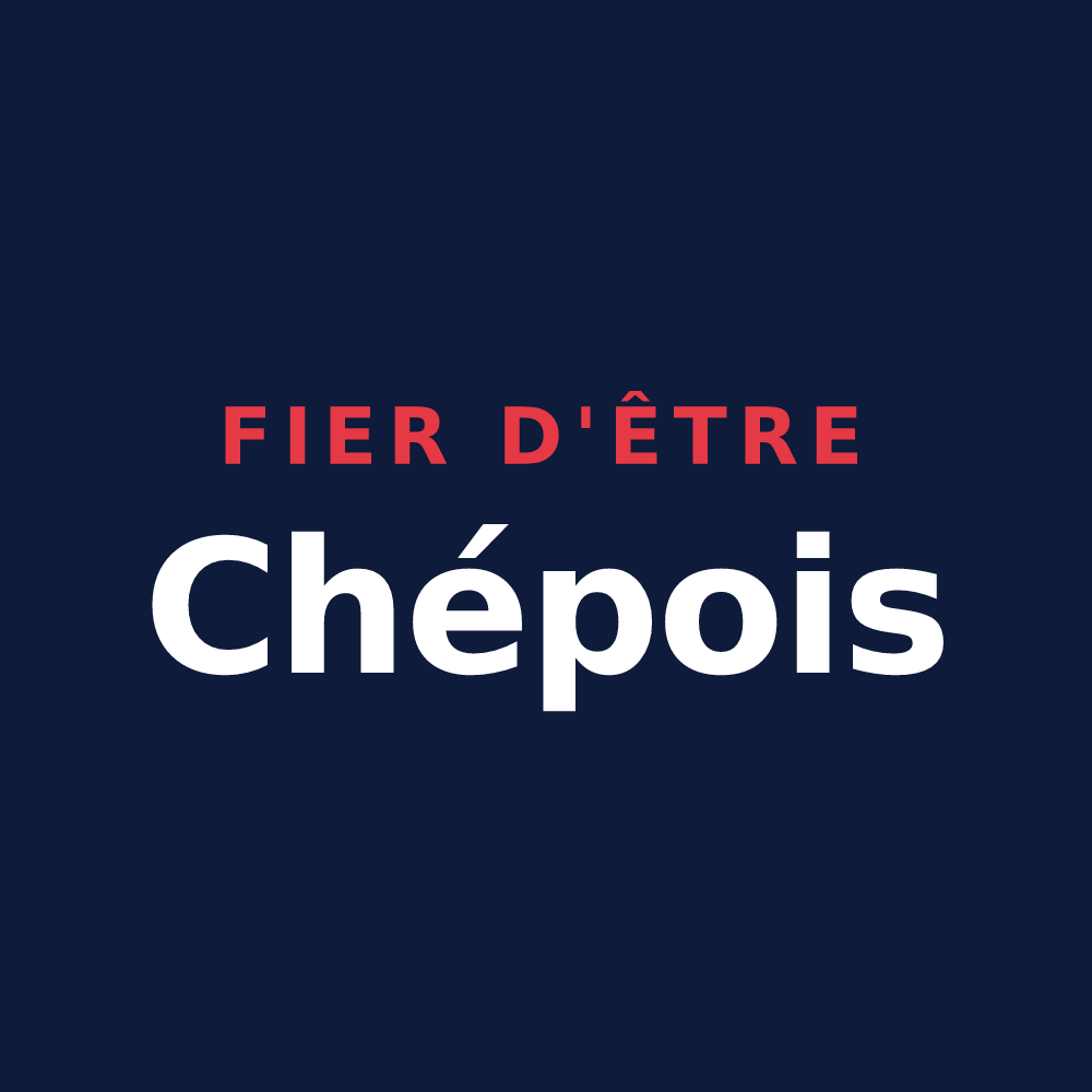 T-shirt « Fier d'être Chépois » — design pour Chépy