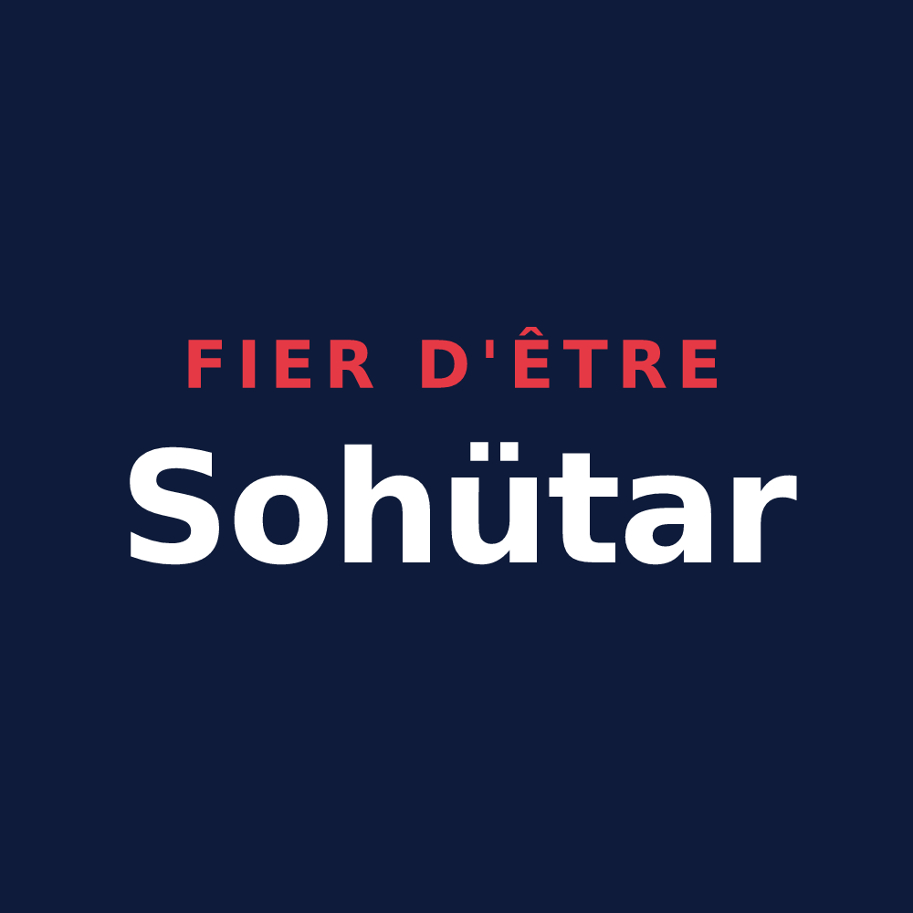 T-shirt « Fier d'être Sohütar » — design pour Chéraute