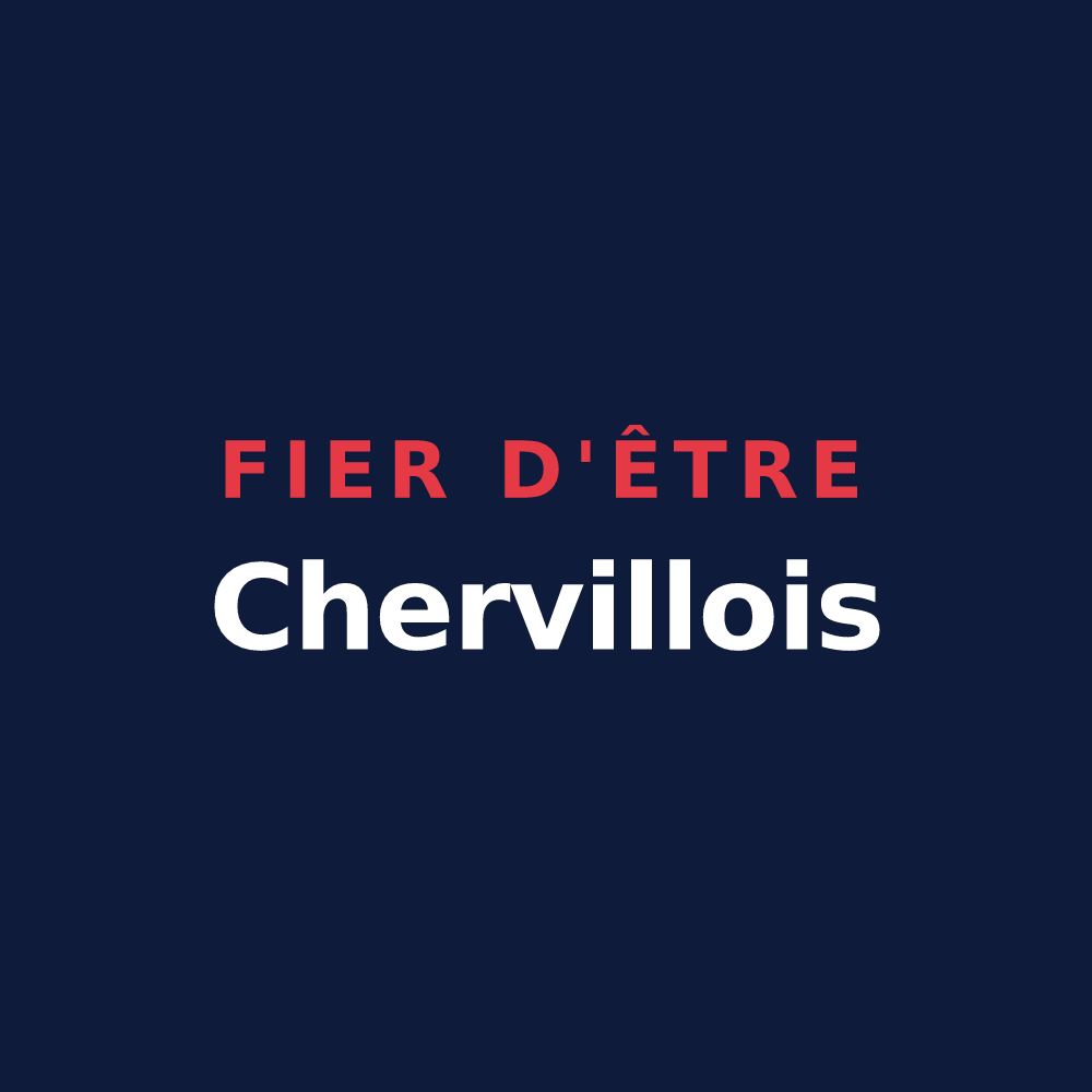 T-shirt « Fier d'être Chervillois » — design pour Cherville
