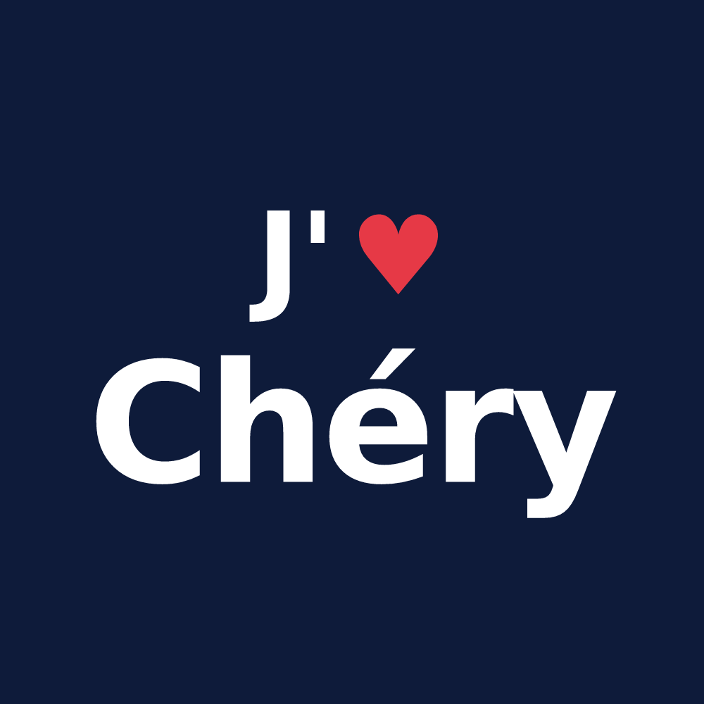 T-shirt personnalisé Chéry — design J'aime Chéry