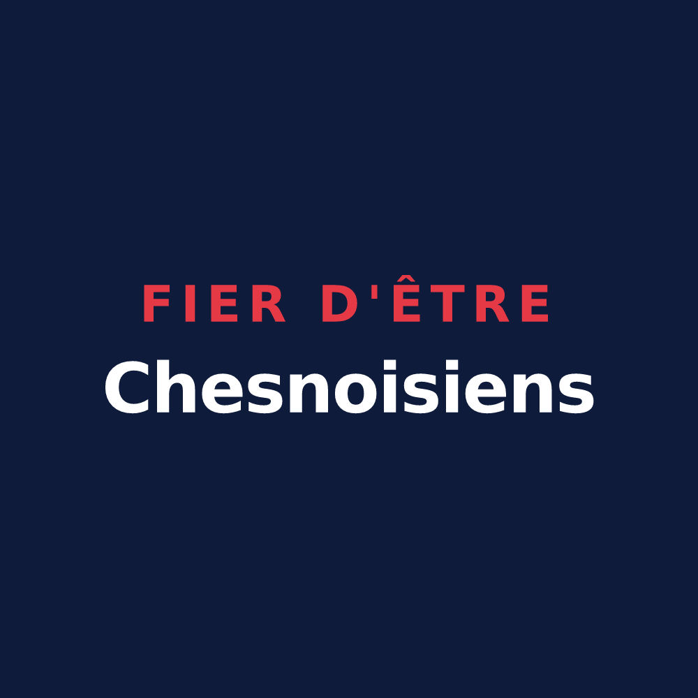 T-shirt « Fier d'être Chesnoisiens » — design pour Chesnois-Auboncourt