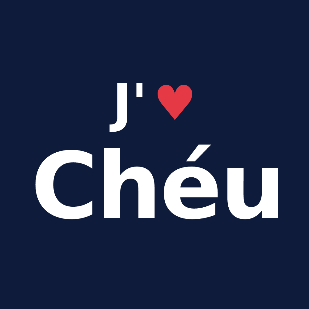T-shirt personnalisé Chéu — design J'aime Chéu