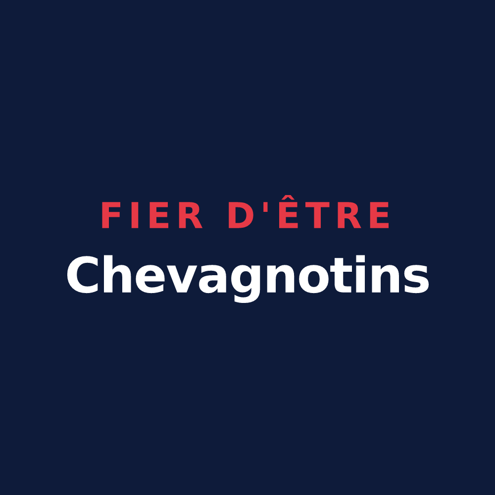 T-shirt « Fier d'être Chevagnotins » — design pour Chevagny-les-Chevrières