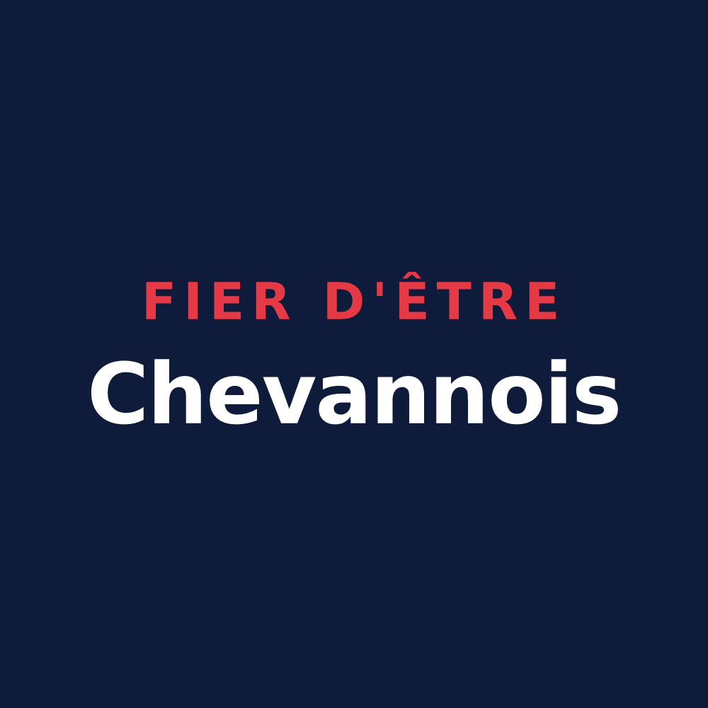 T-shirt « Fier d'être Chevannois » — design pour Chevannes