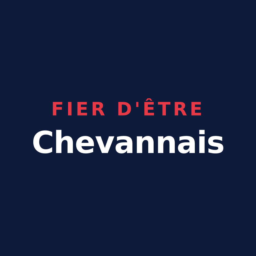 T-shirt « Fier d'être Chevannais » — design pour Chevannes