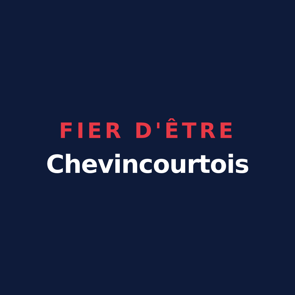 T-shirt « Fier d'être Chevincourtois » — design pour Chevincourt