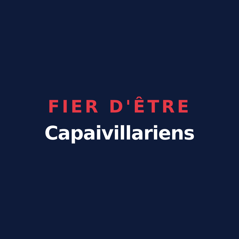 T-shirt « Fier d'être Capaivillariens » — design pour Chevrainvilliers