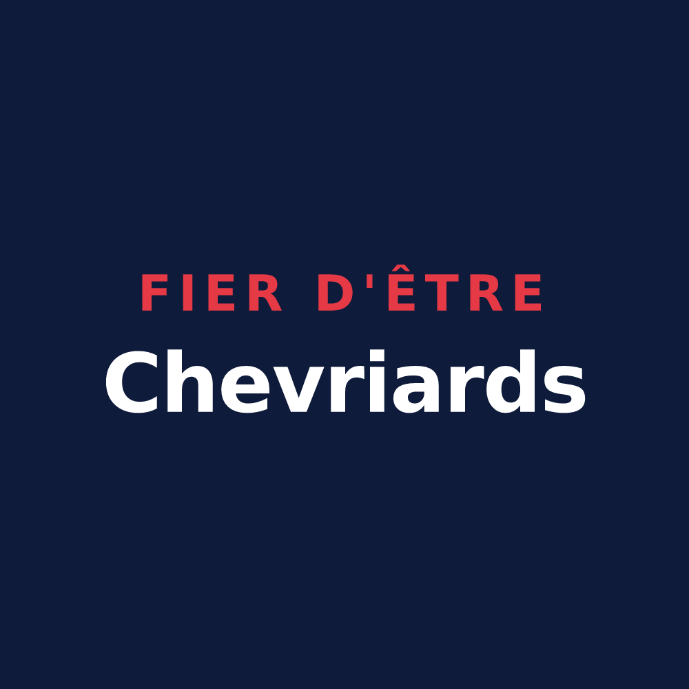 T-shirt « Fier d'être Chevriards » — design pour Chevry-Cossigny