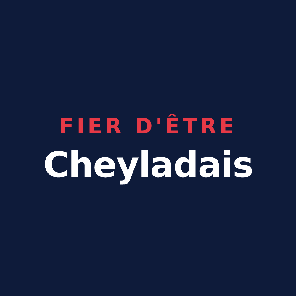 T-shirt « Fier d'être Cheyladais » — design pour Cheylade