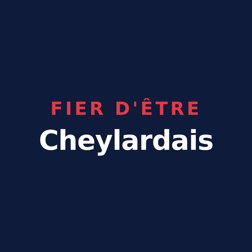 T-shirt « Fier d'être Cheylardais » — design pour Cheylard-l'Évêque