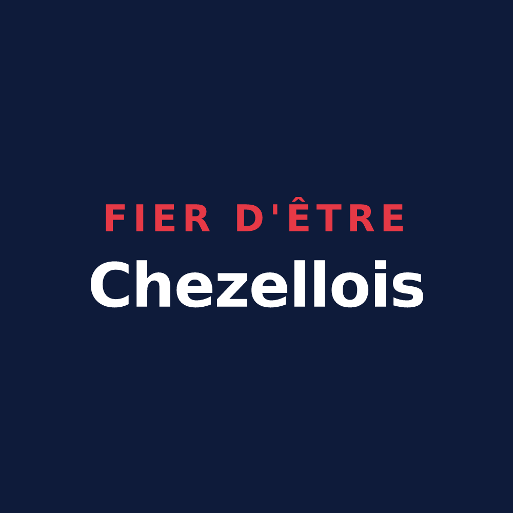T-shirt « Fier d'être Chezellois » — design pour Chezelle