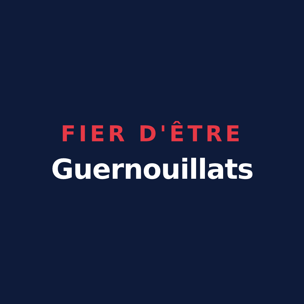 T-shirt « Fier d'être Guernouillats » — design pour Chézy-sur-Marne