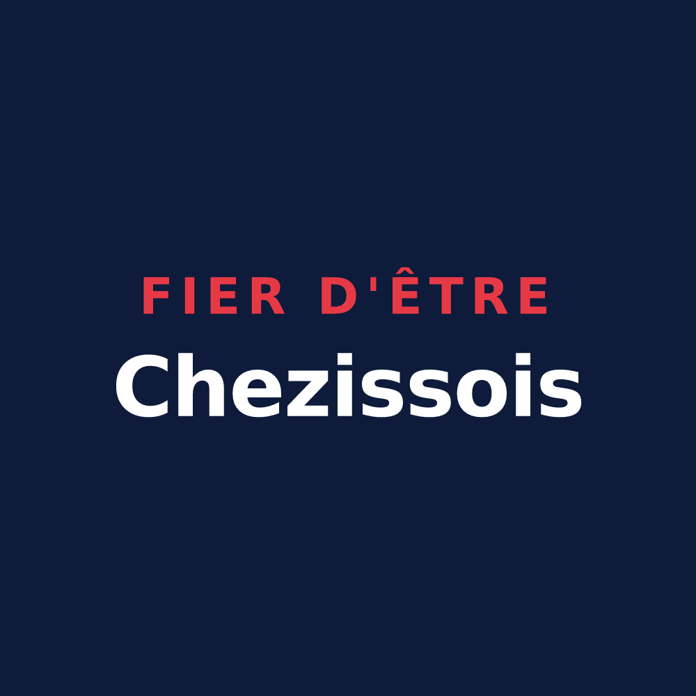 T-shirt « Fier d'être Chezissois » — design pour Chézy