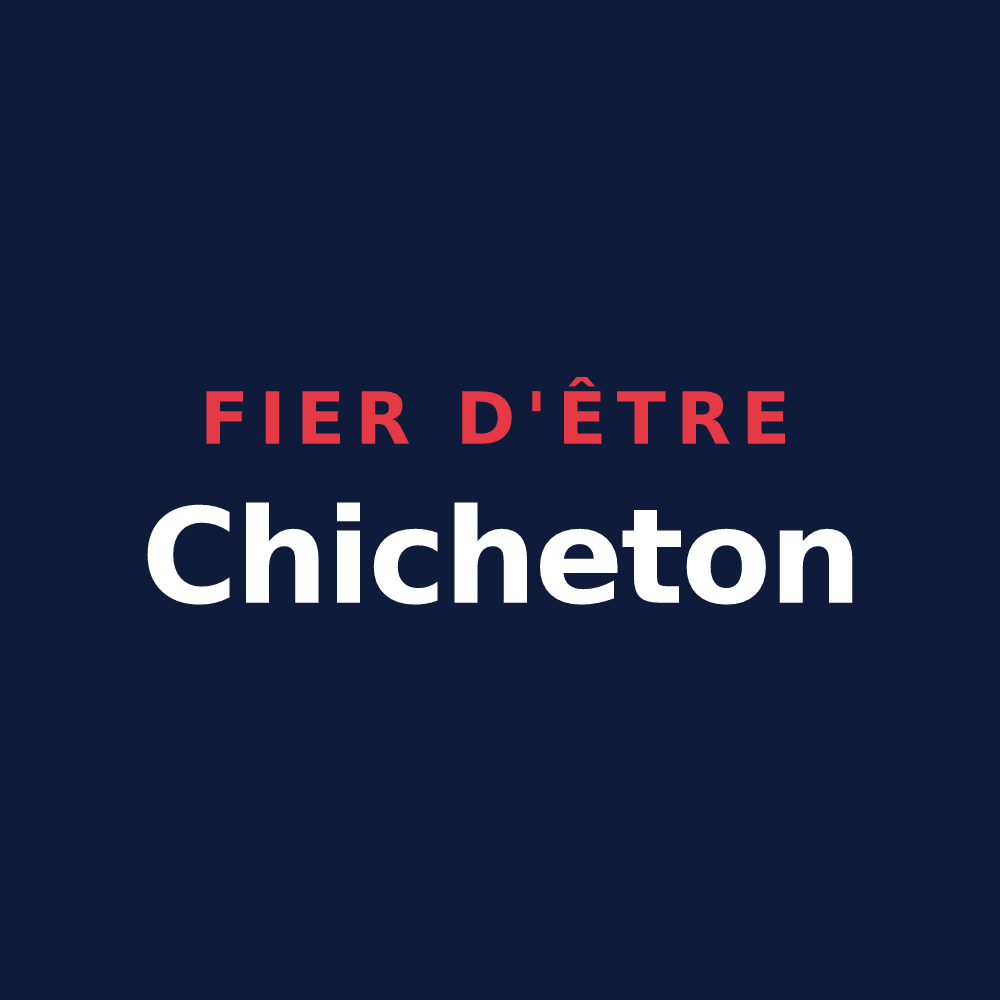 T-shirt « Fier d'être Chicheton » — design pour Chichey