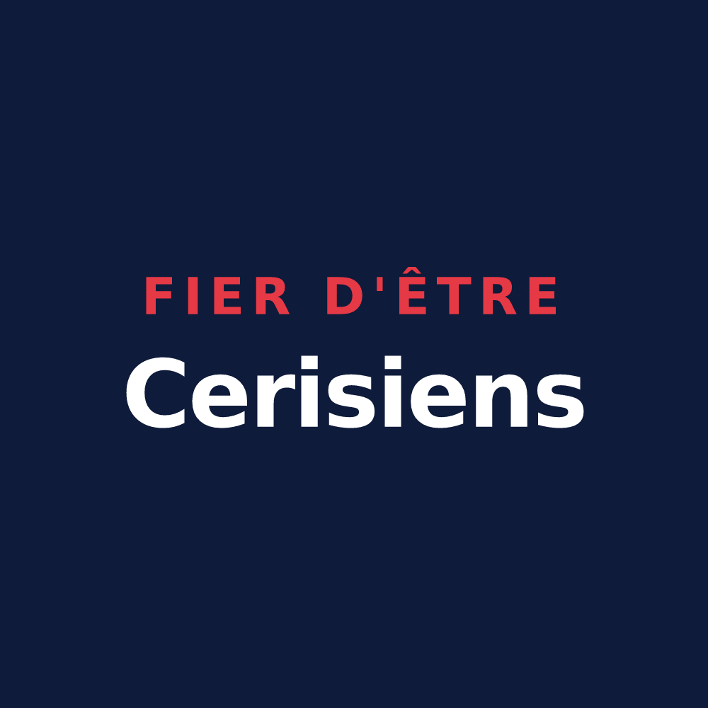 T-shirt « Fier d'être Cerisiens » — design pour Chierry