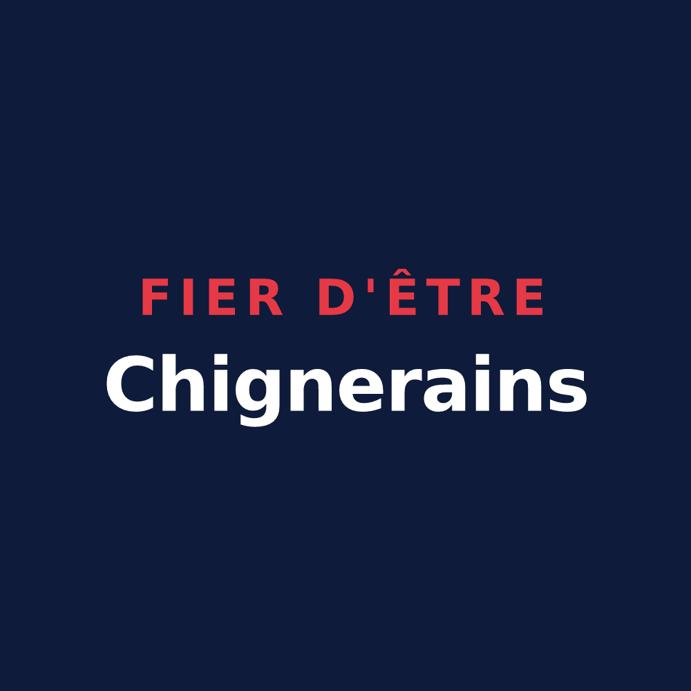 T-shirt « Fier d'être Chignerains » — design pour Chignin