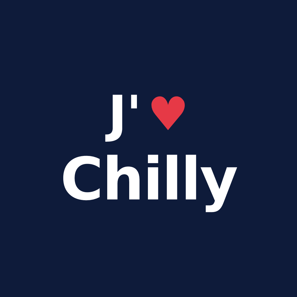T-shirt personnalisé Chilly — design J'aime Chilly