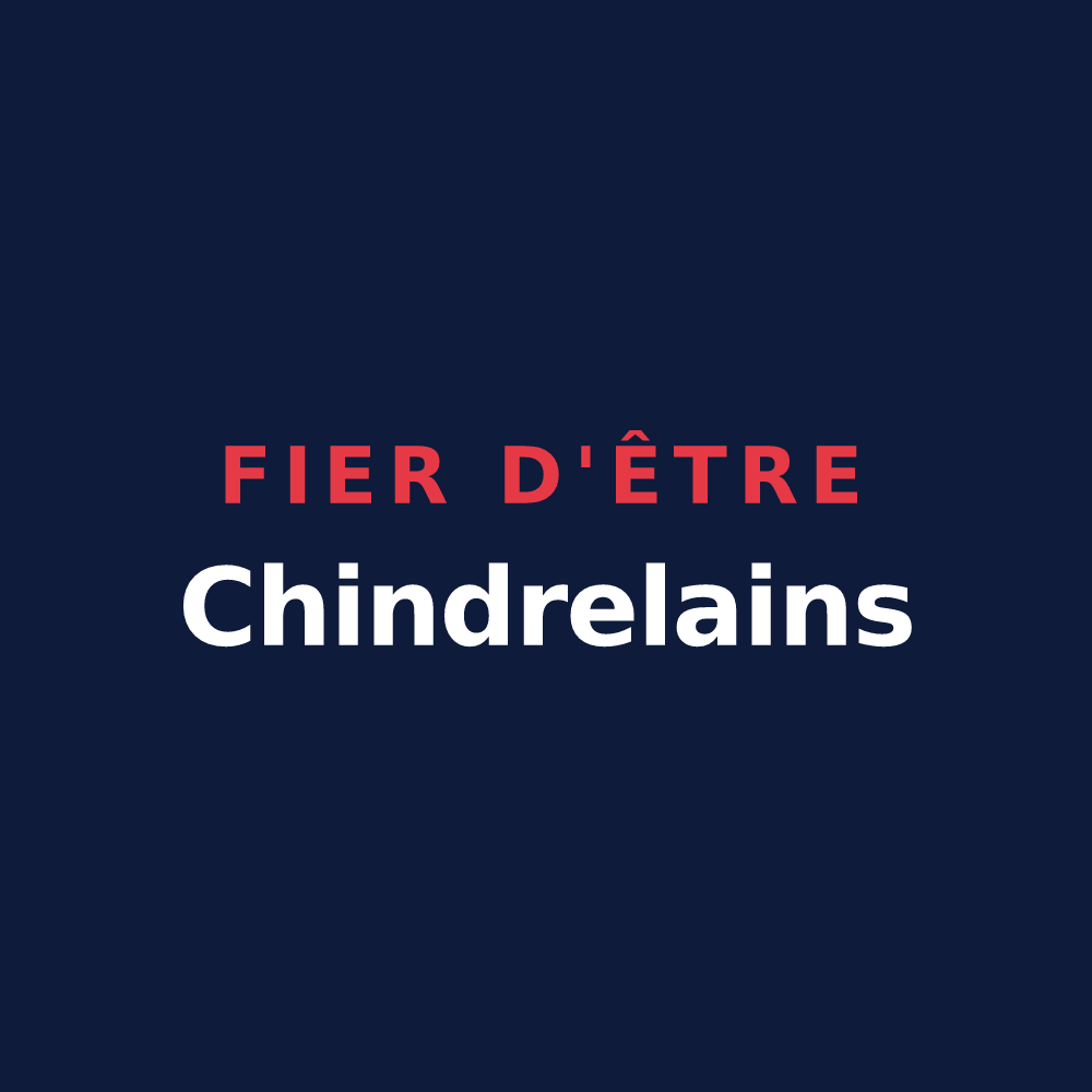T-shirt « Fier d'être Chindrelains » — design pour Chindrieux