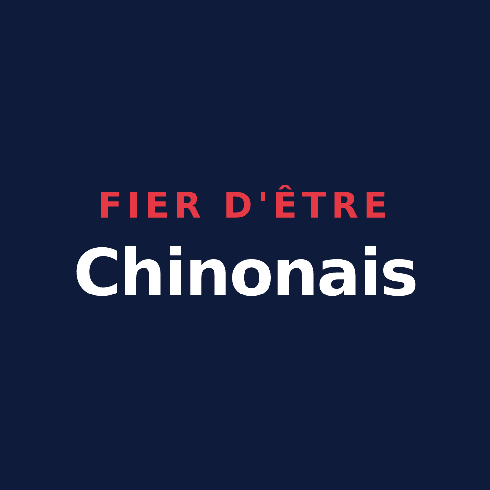 T-shirt « Fier d'être Chinonais » — design pour Chinon