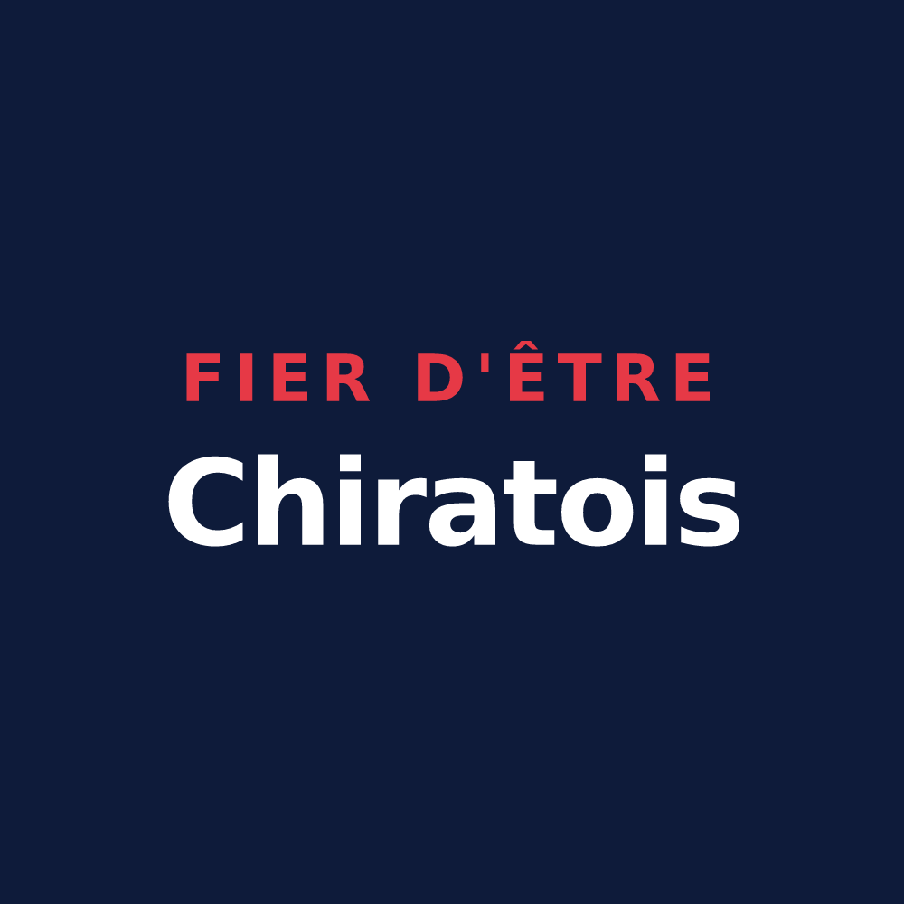 T-shirt « Fier d'être Chiratois » — design pour Chirat-l'Église