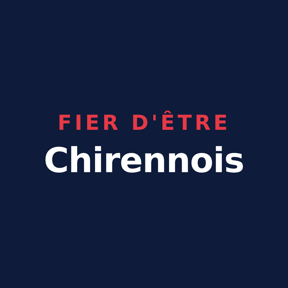 T-shirt « Fier d'être Chirennois » — design pour Chirens