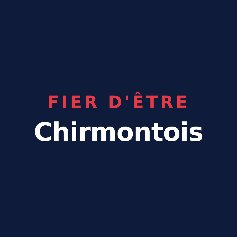 T-shirt « Fier d'être Chirmontois » — design pour Chirmont