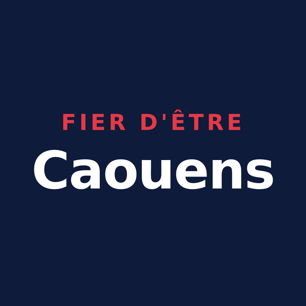T-shirt « Fier d'être Caouens » — design pour Chiry-Ourscamp