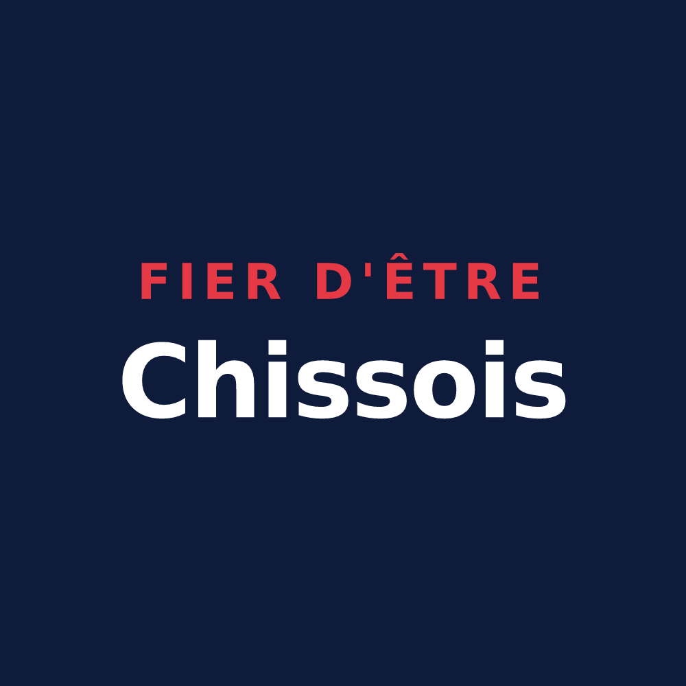 T-shirt « Fier d'être Chissois » — design pour Chis