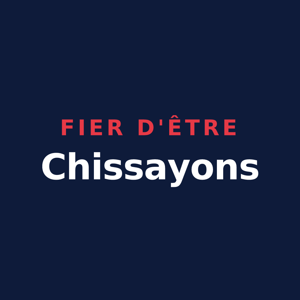 T-shirt « Fier d'être Chissayons » — design pour Chissey-lès-Mâcon