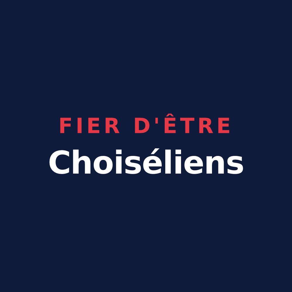T-shirt « Fier d'être Choiséliens » — design pour Choisel