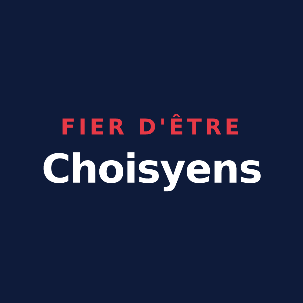 T-shirt « Fier d'être Choisyens » — design pour Choisy-le-Roi