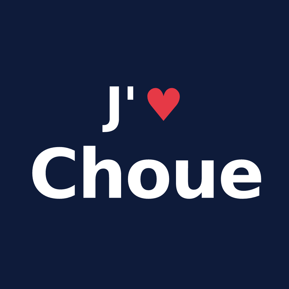 T-shirt personnalisé Choue — design J'aime Choue