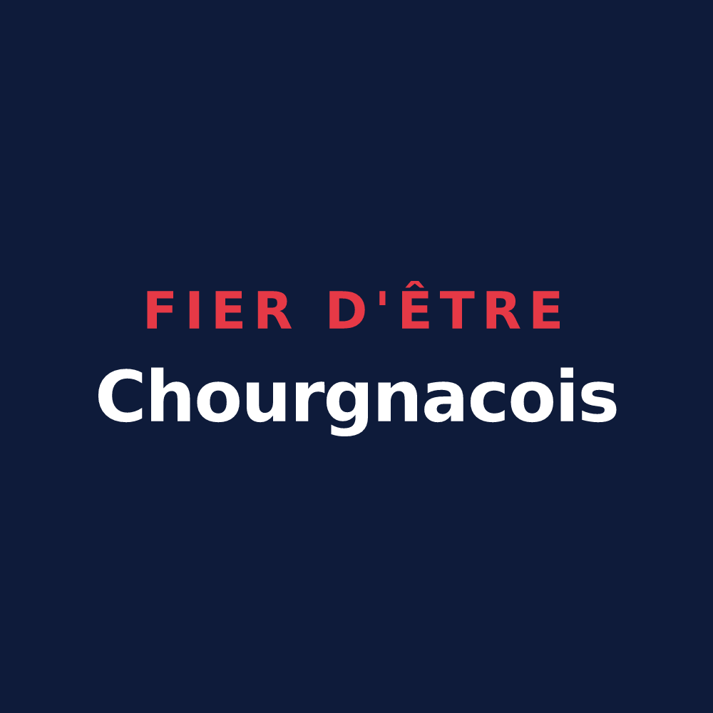 T-shirt « Fier d'être Chourgnacois » — design pour Chourgnac