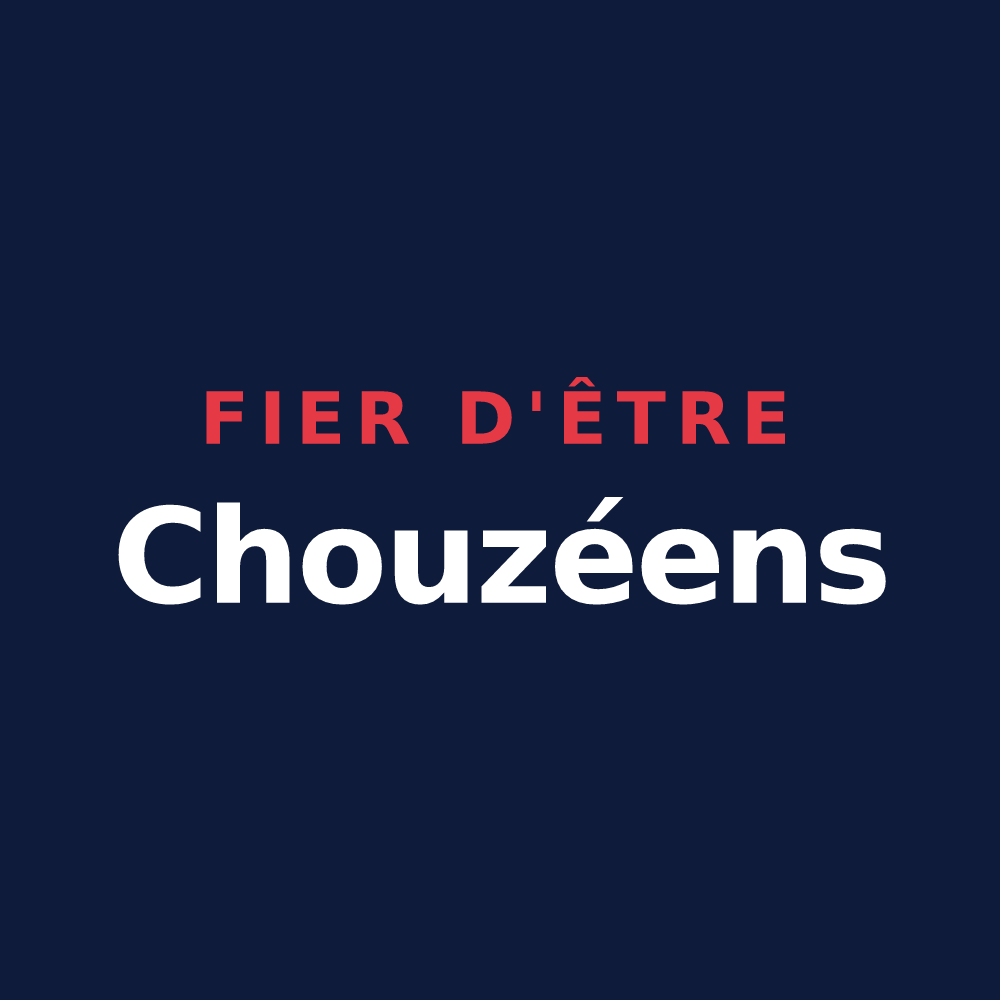 T-shirt « Fier d'être Chouzéens » — design pour Chouzé-sur-Loire