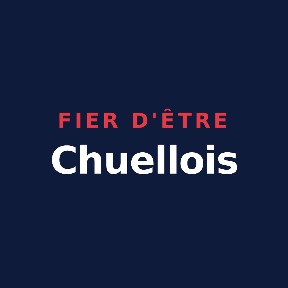T-shirt « Fier d'être Chuellois » — design pour Chuelles