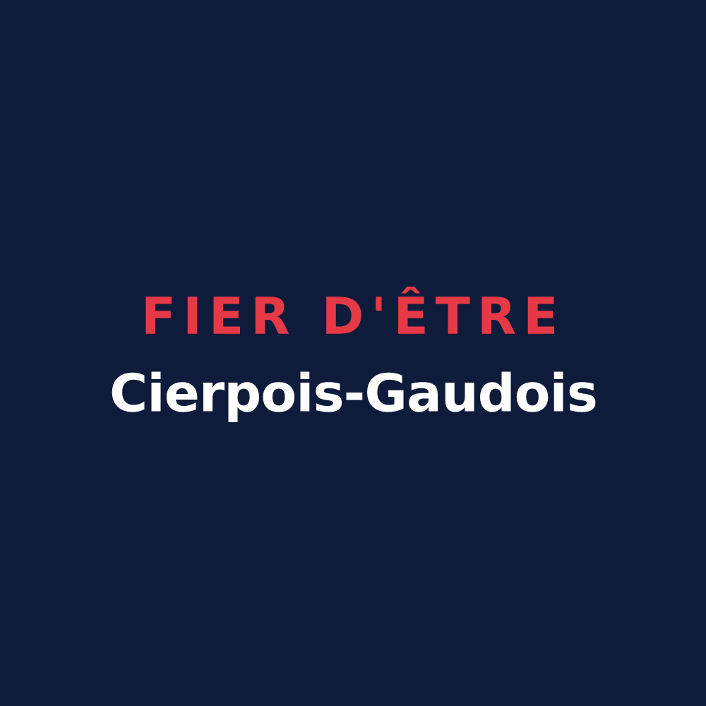 T-shirt « Fier d'être Cierpois-Gaudois » — design pour Cierp-Gaud