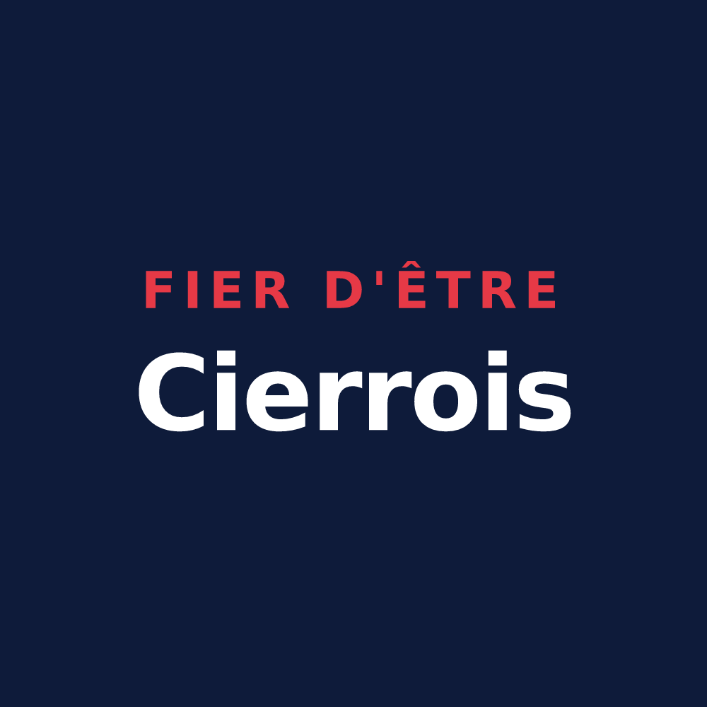 T-shirt « Fier d'être Cierrois » — design pour Cierrey