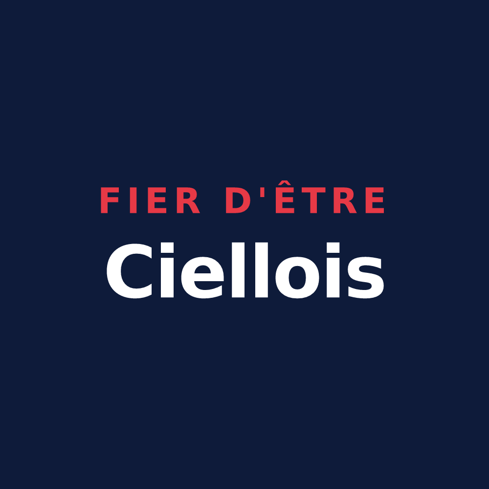T-shirt « Fier d'être Ciellois » — design pour Cieux