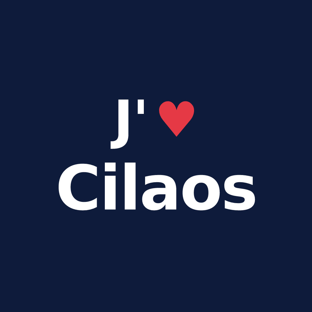 T-shirt personnalisé Cilaos — design J'aime Cilaos