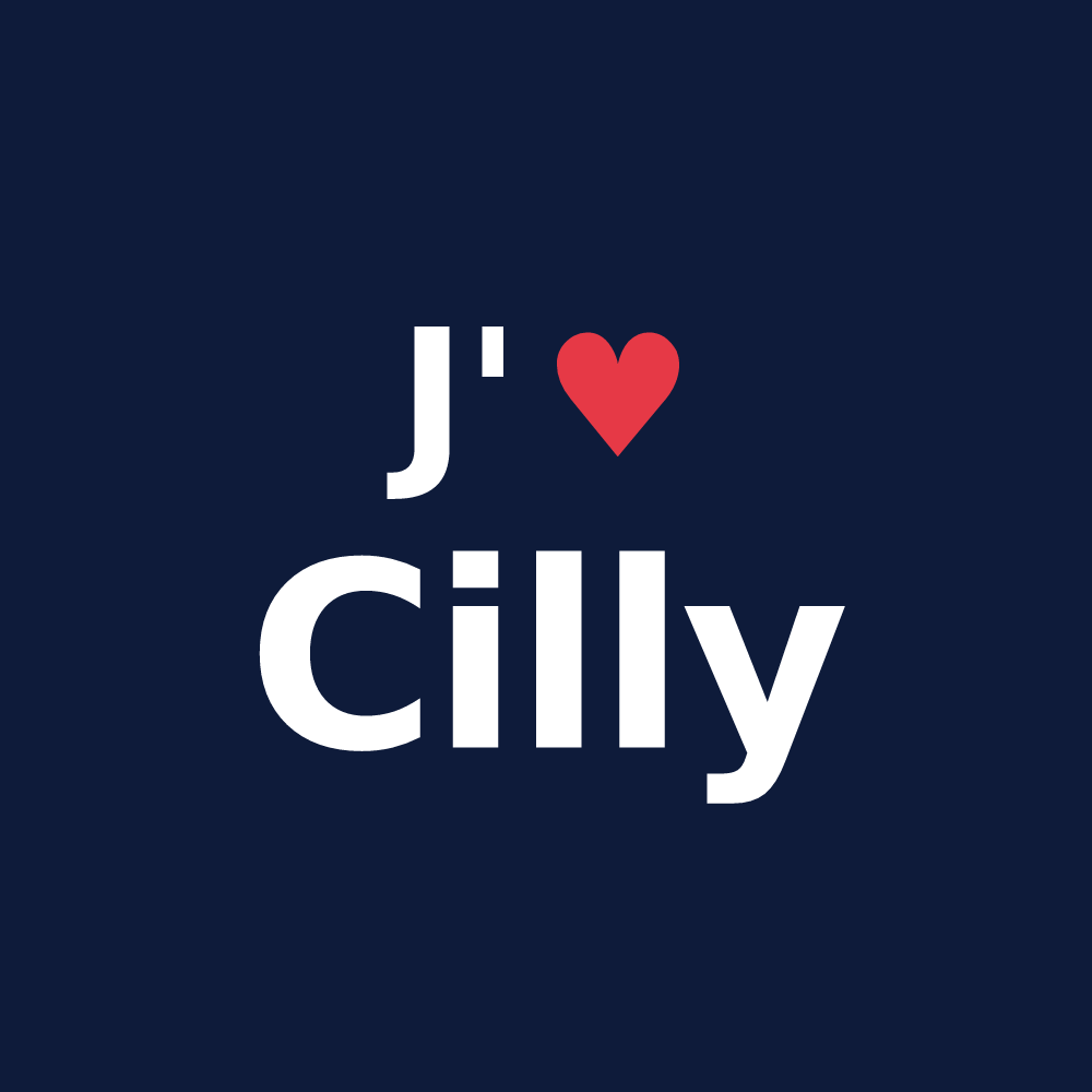 T-shirt personnalisé Cilly — design J'aime Cilly